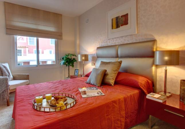 Espaciosas habitaciones en Cortijo del Mar Resort. El entorno más romántico con los mejores precios de Malaga